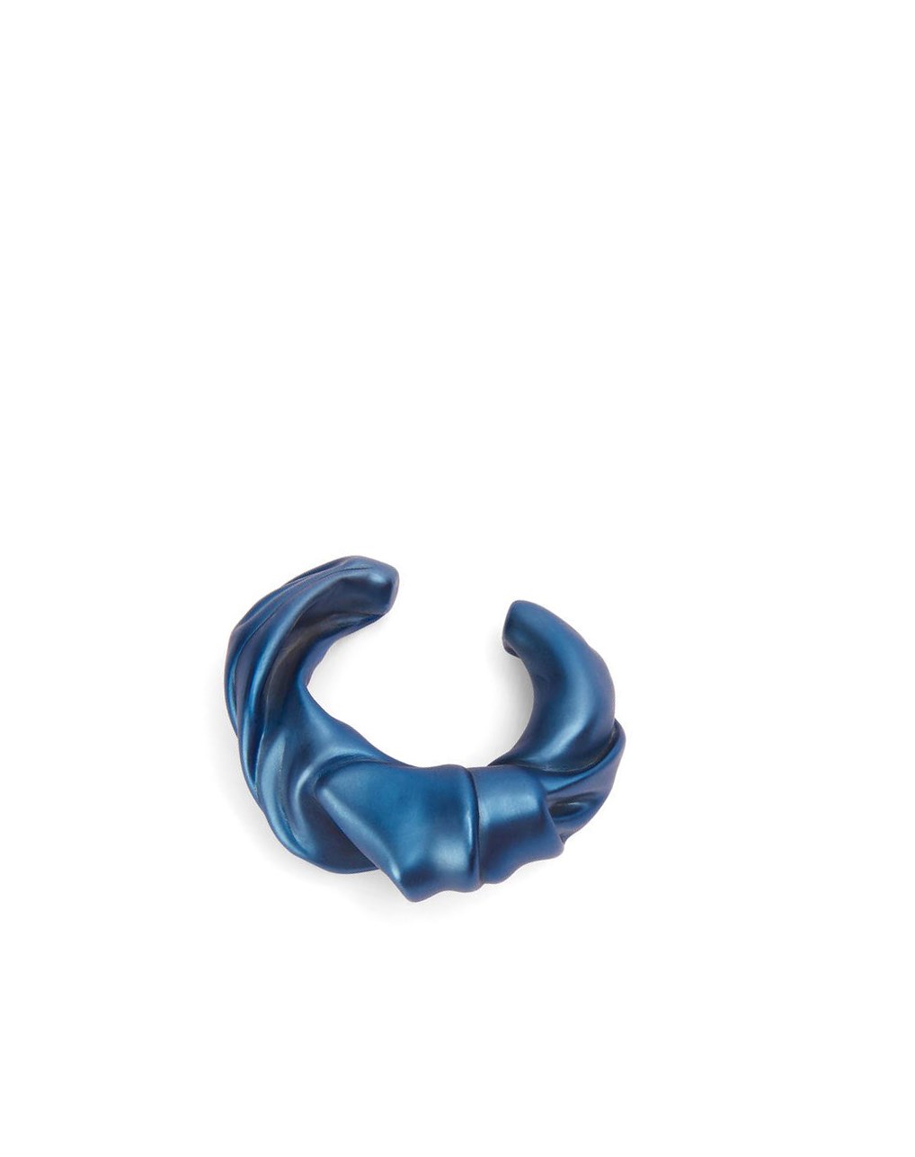 Loewe Large nappa twist cuff in sterling silver Azules | LMXDK-3640