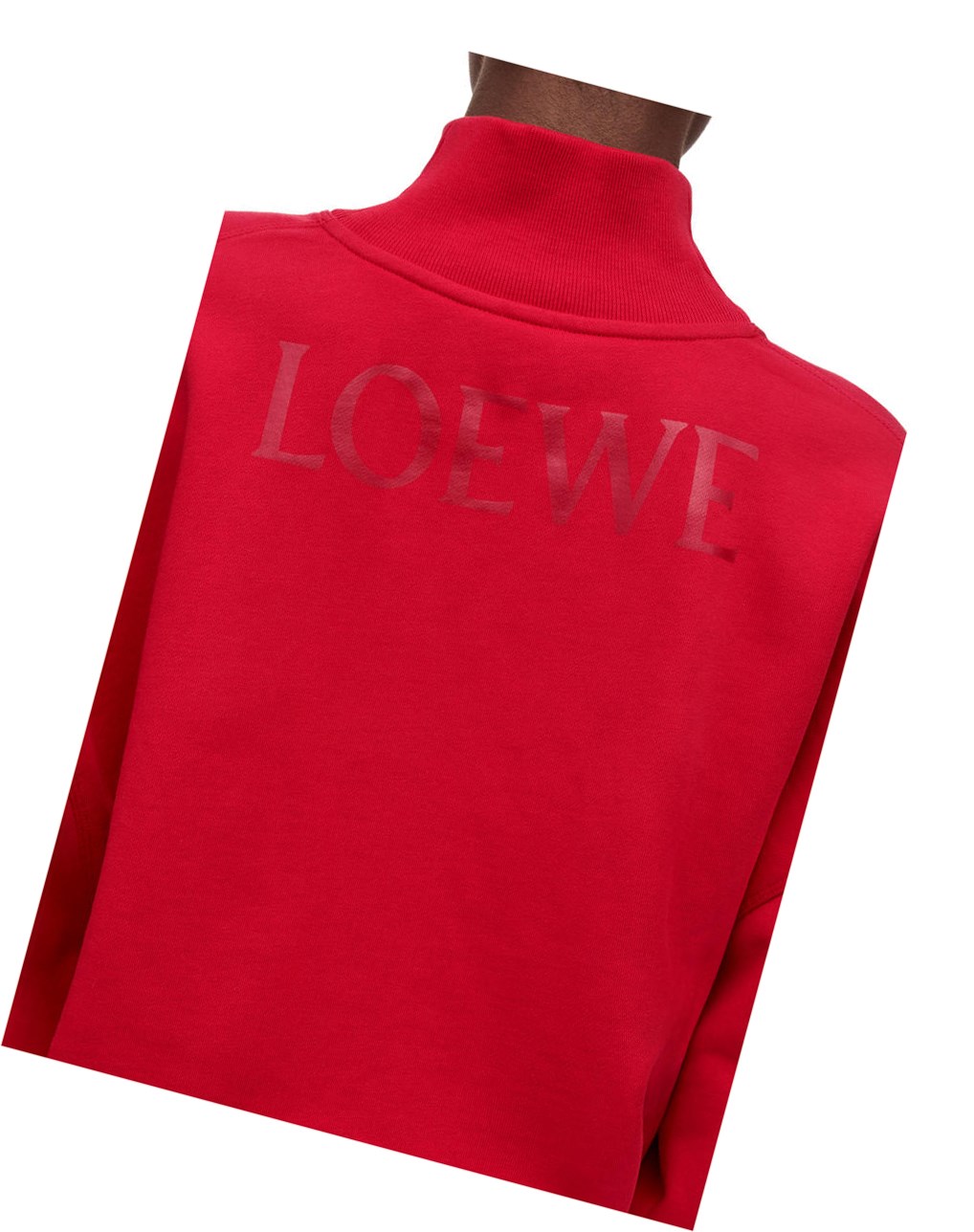 Loewe Loewe lips sweatshirt in cotton Rojos | KYMIU-6978