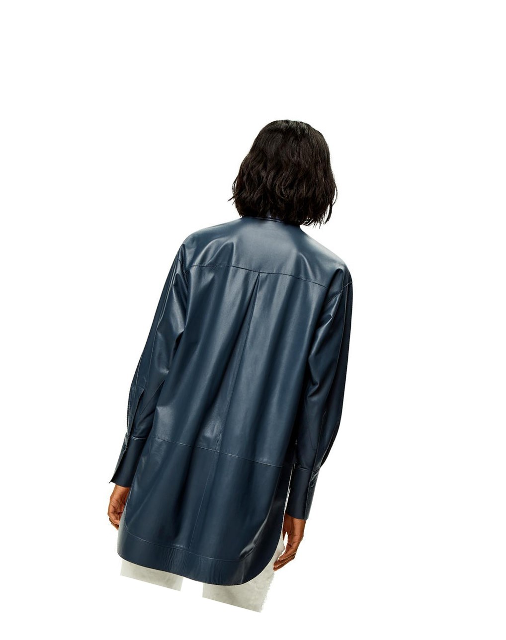 Loewe Long shirt in nappa Azules | TDCGM-2195