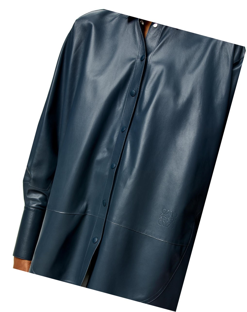 Loewe Long shirt in nappa Azules | TDCGM-2195