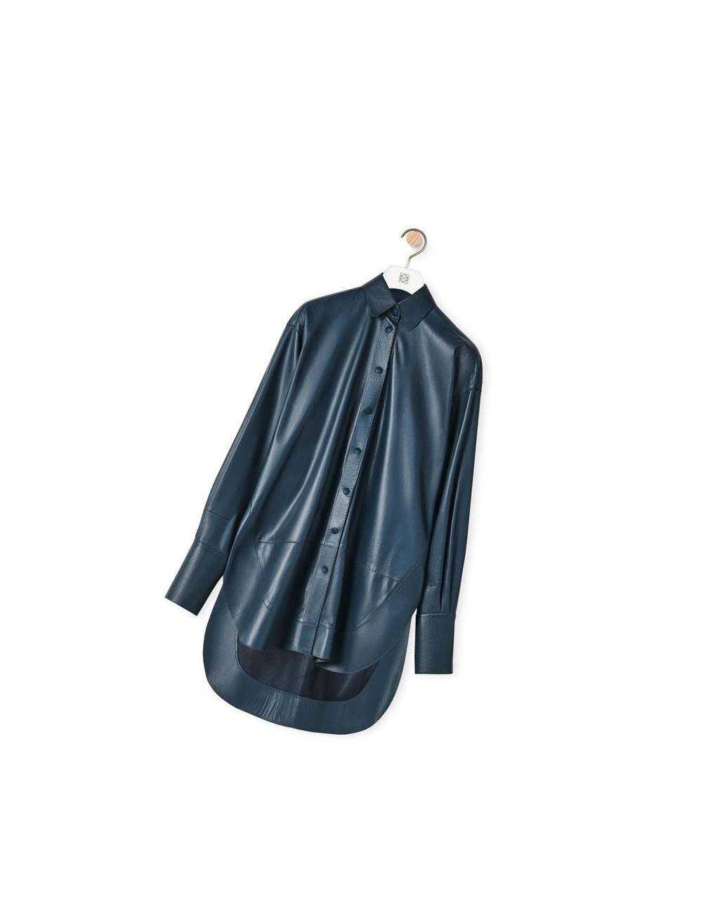 Loewe Long shirt in nappa Azules | TDCGM-2195