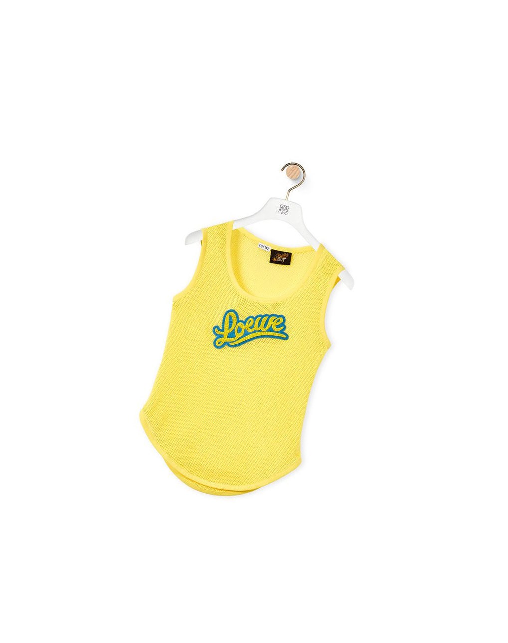 Loewe Mesh tank top in cotton Amarillos | YPGHX-4307