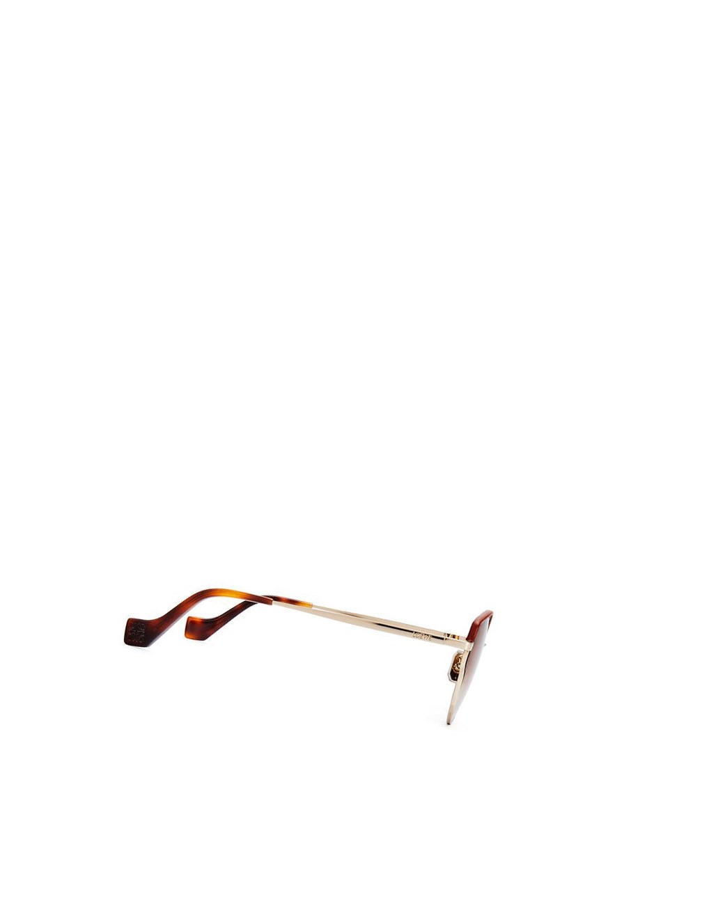 Loewe Metal butterfly sunglasses Marrom Rosas Dorados | HNGBM-3207