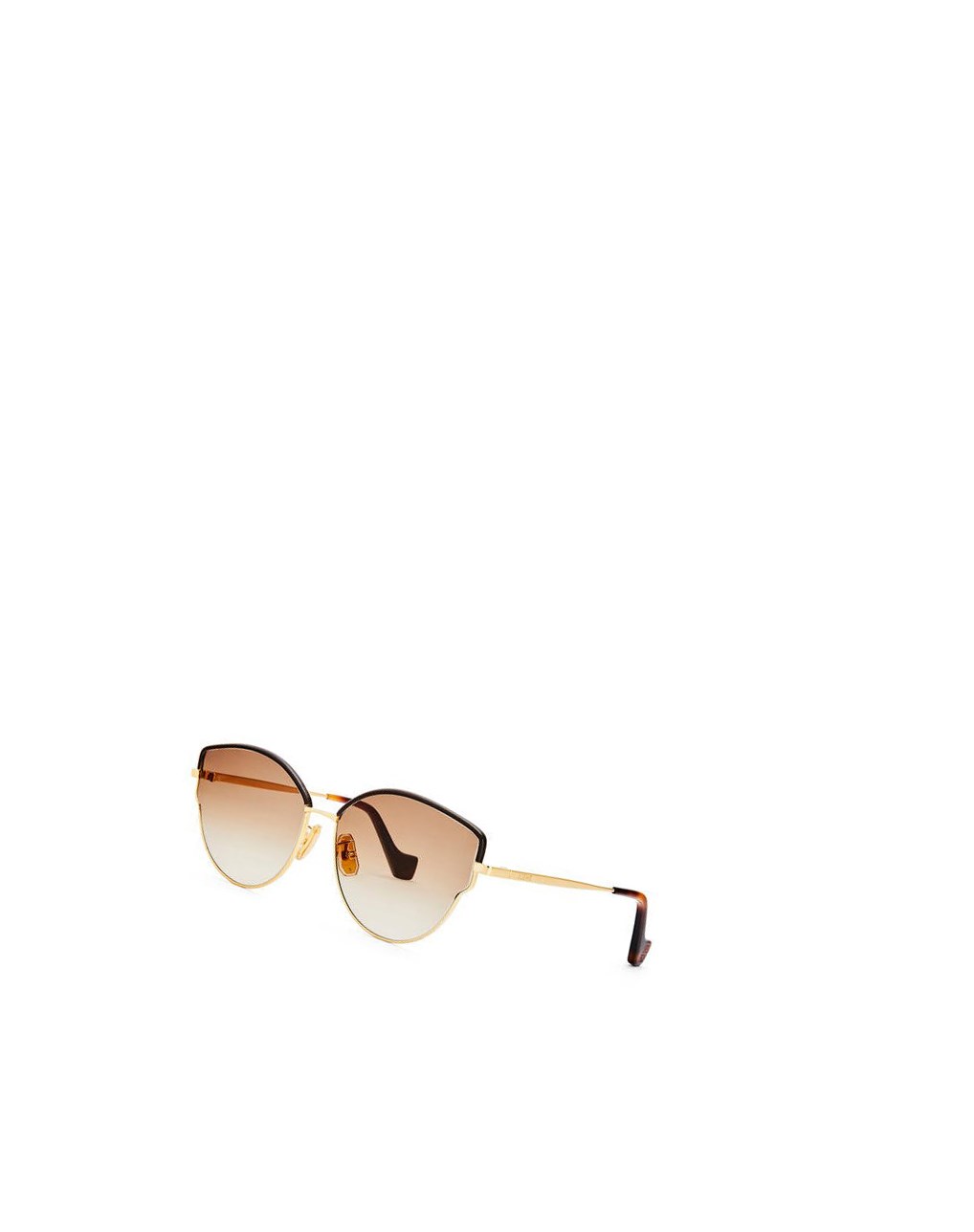 Loewe Metal butterfly sunglasses Marrom Dorados | WCQYN-1826