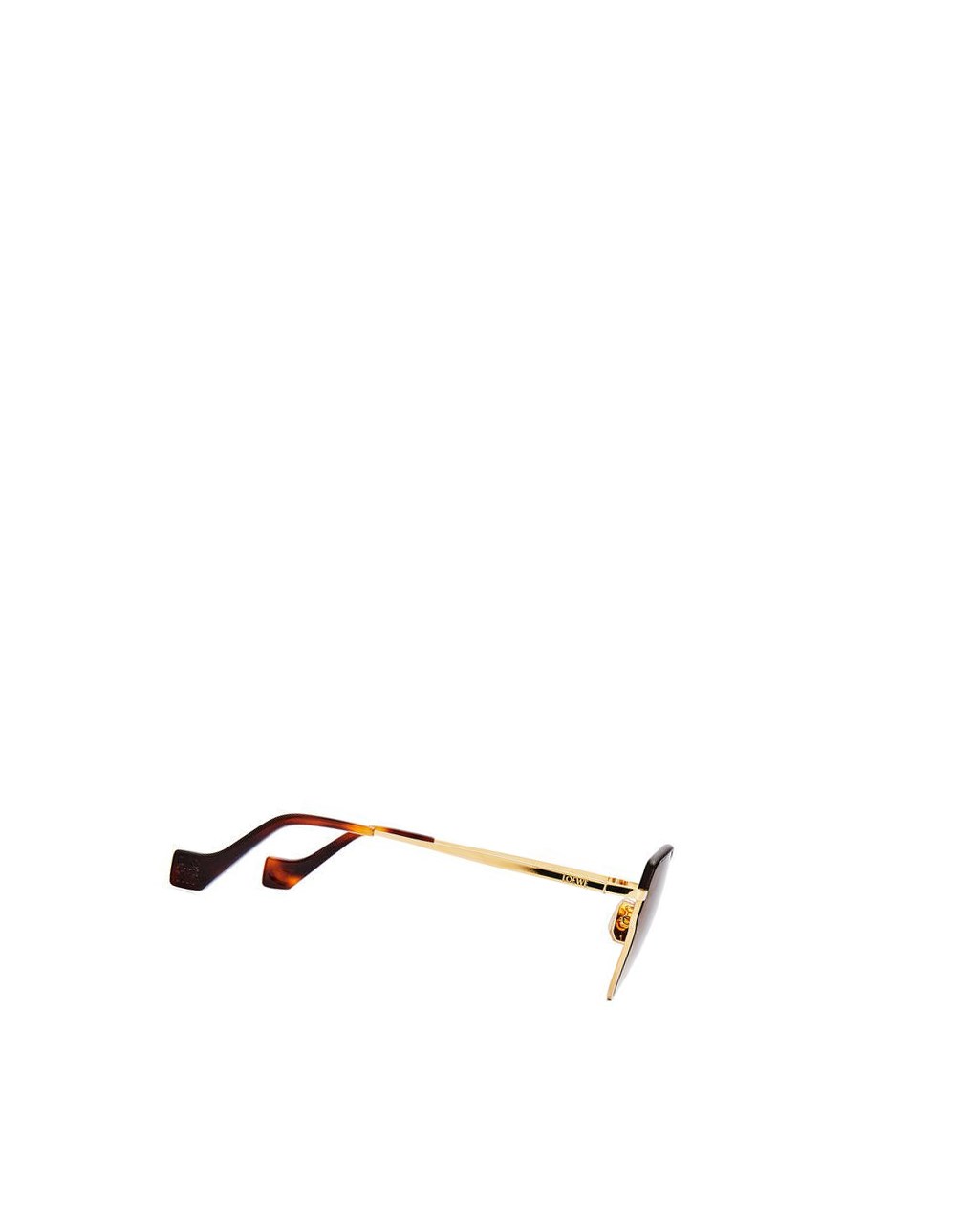 Loewe Metal butterfly sunglasses Marrom Dorados | WCQYN-1826