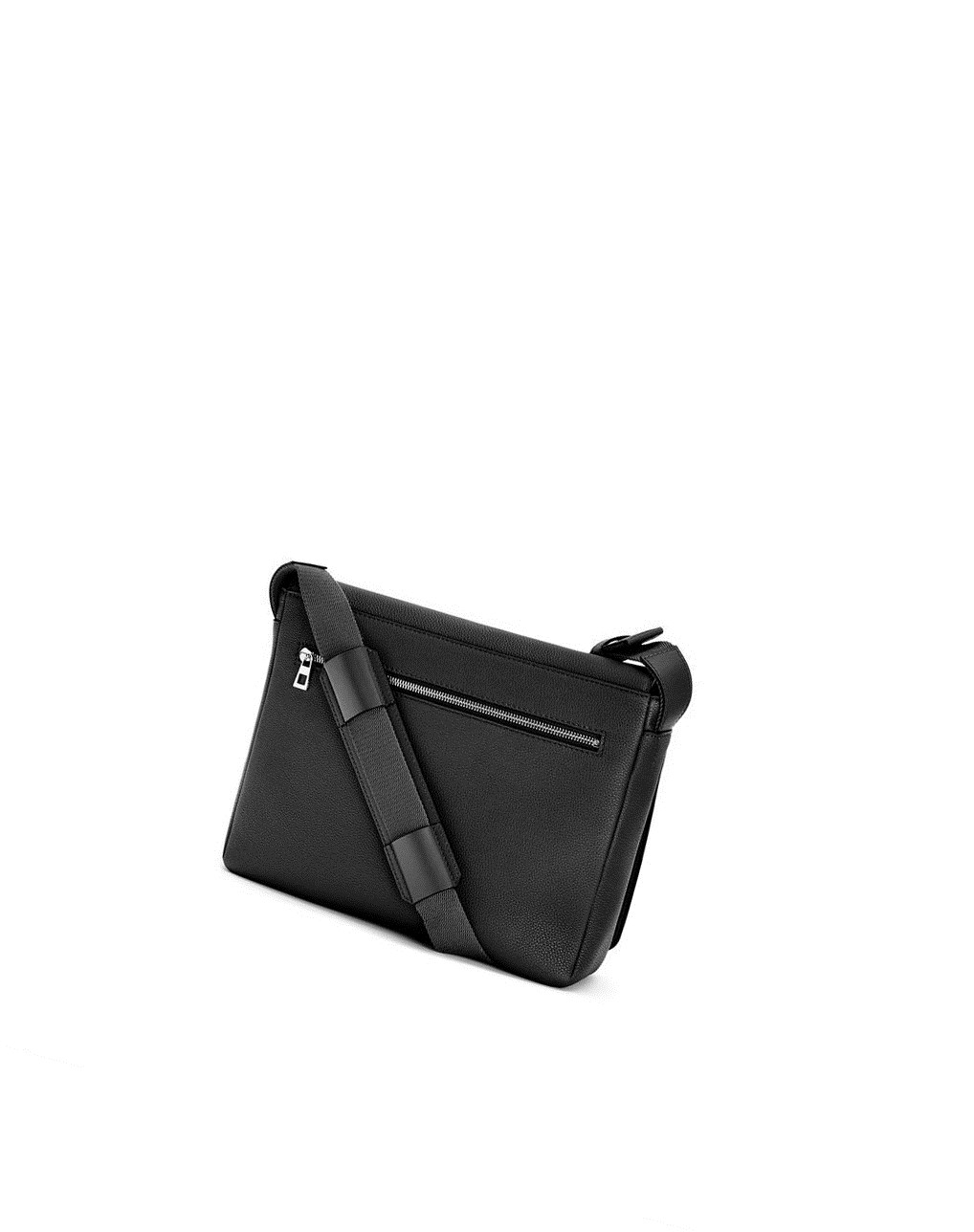 Loewe Military Messenger Bag in soft grained calfskin Negros | HCXIP-5237