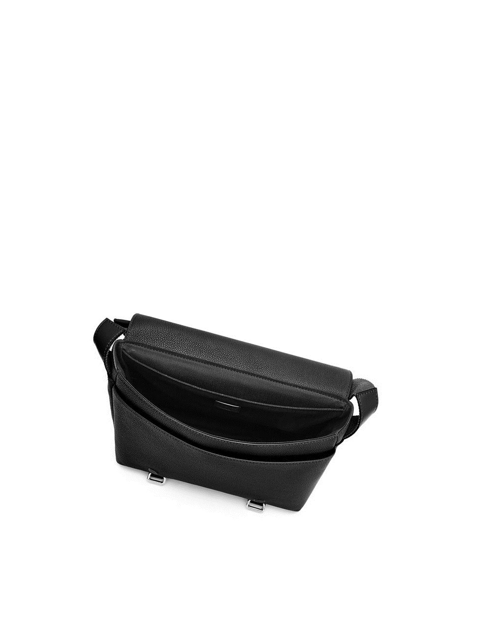 Loewe Military Messenger Bag in soft grained calfskin Negros | HCXIP-5237