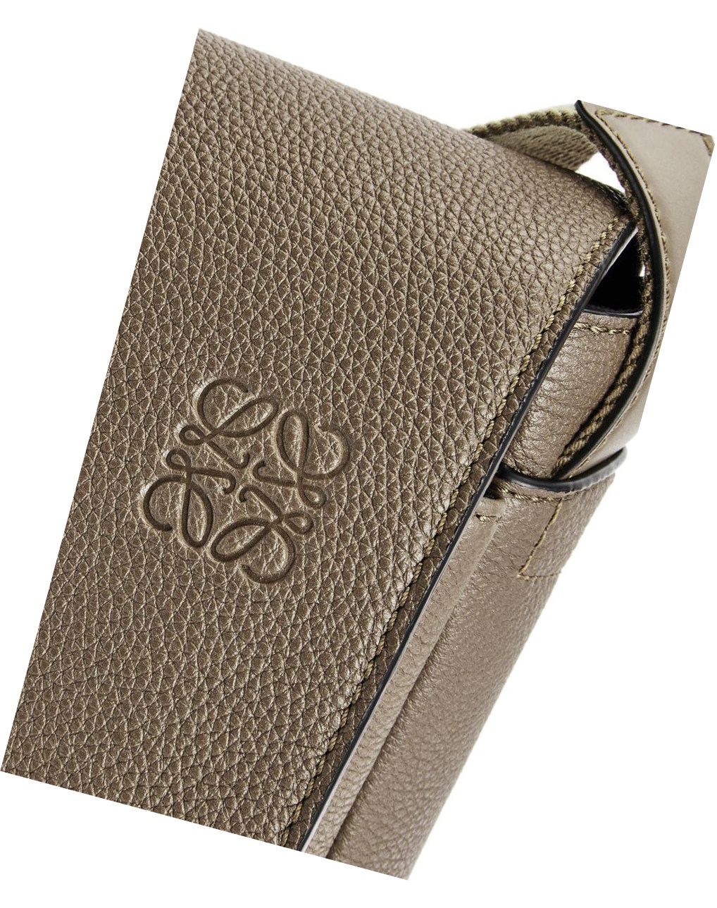 Loewe Military Messenger Bag in soft grained calfskin Azules | LRZSY-0784