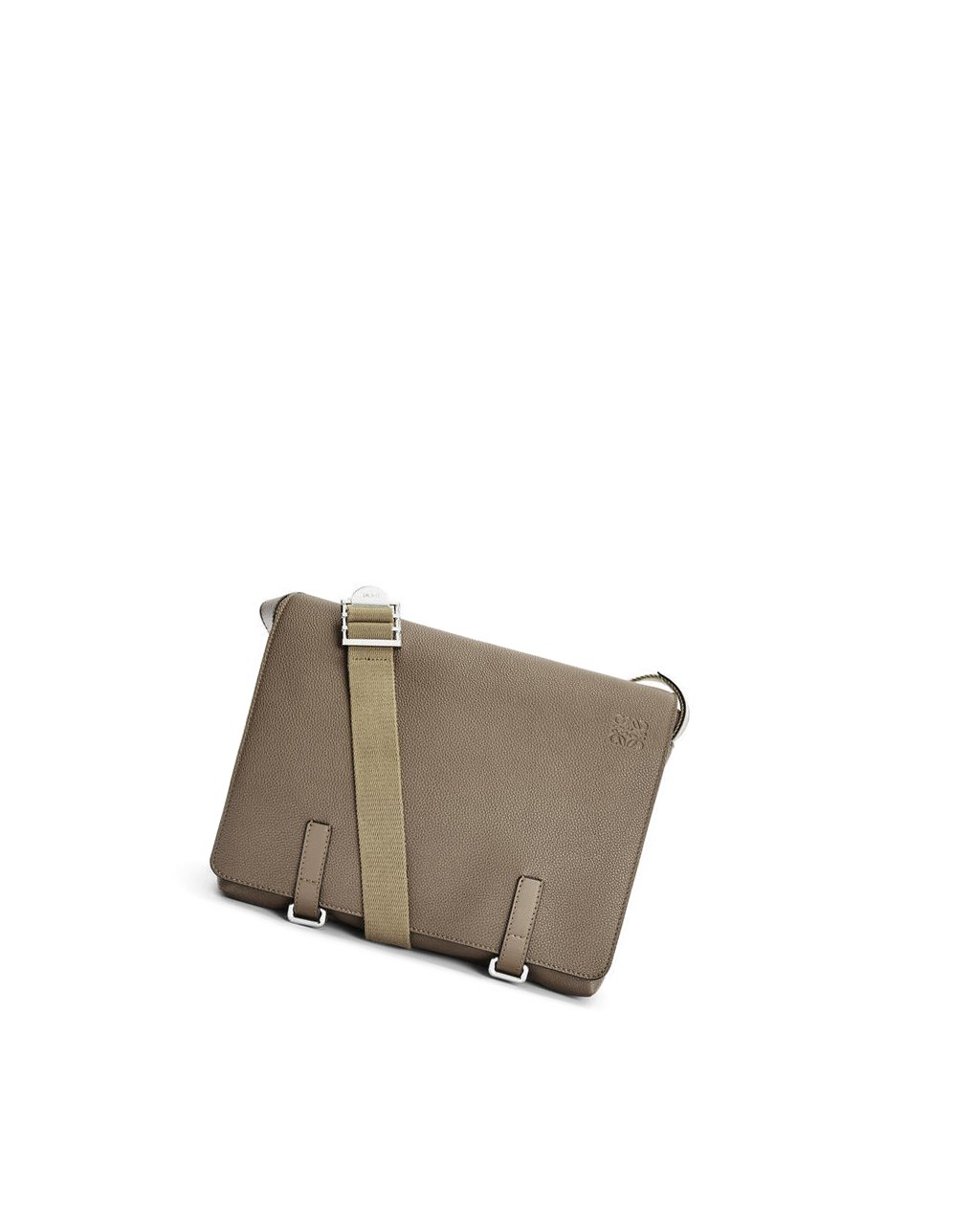 Loewe Military Messenger Bag in soft grained calfskin Azules | LRZSY-0784
