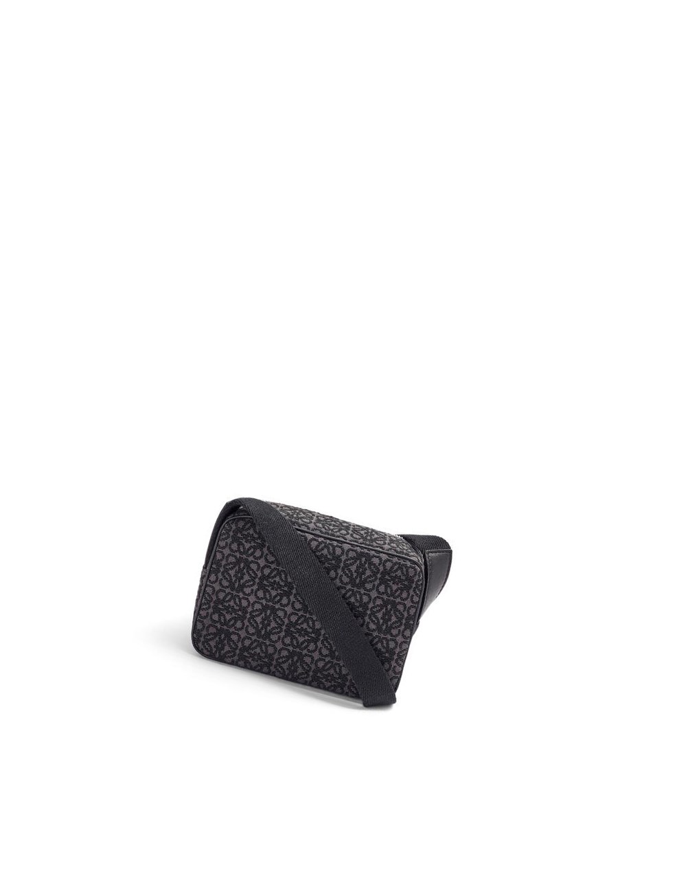 Loewe Mini Camera bag in Anagram jacquard and calfskin Negros | HDVWU-0392