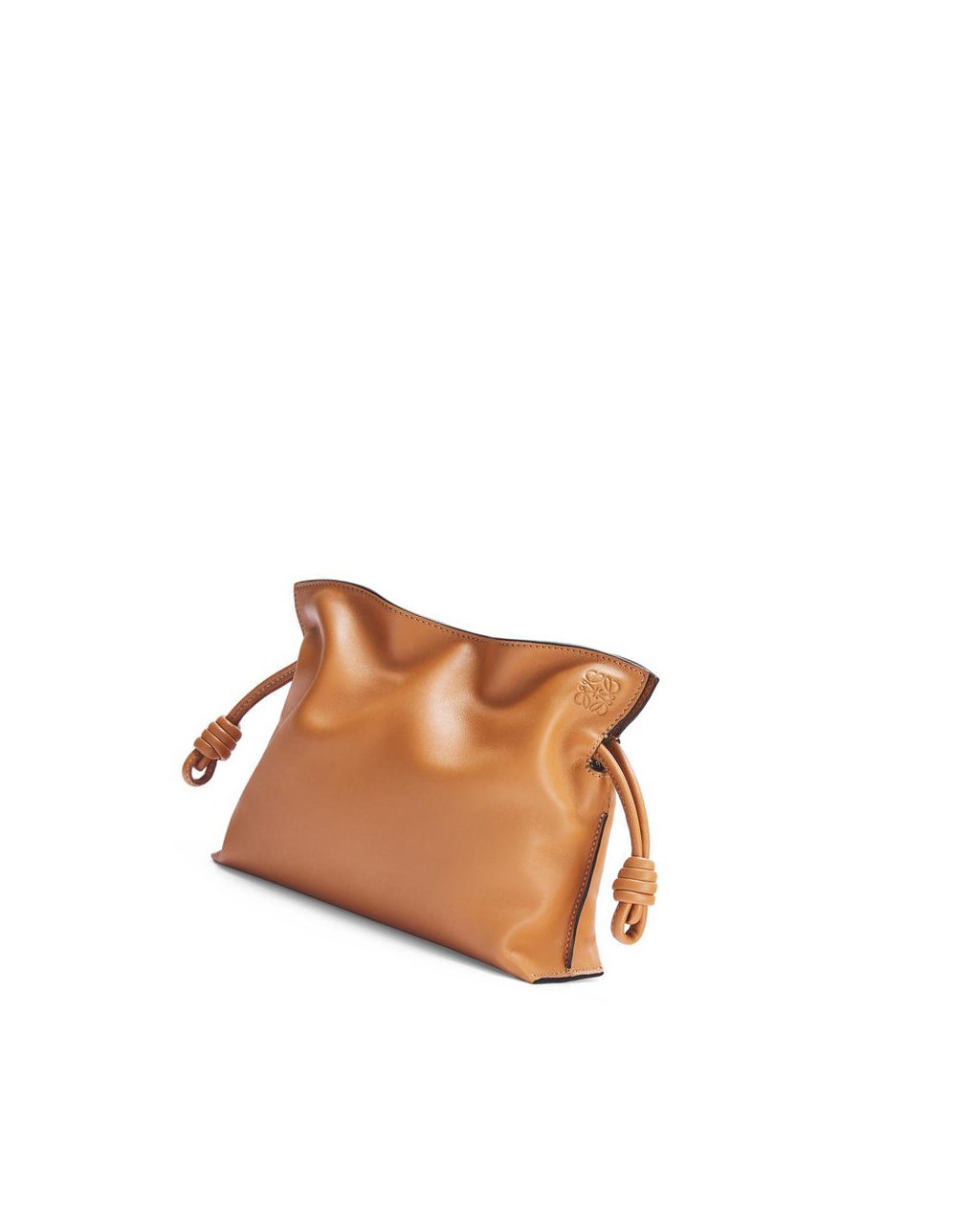 Loewe Mini Flamenco clutch in nappa calfskin Warm Desert | BQYDK-0597