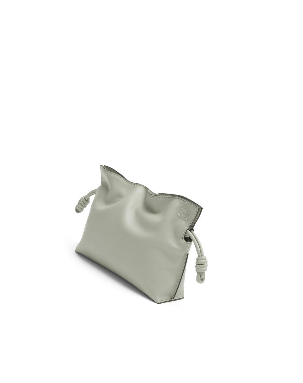 Loewe Mini Flamenco clutch in nappa calfskin Grises | GTLAP-9842