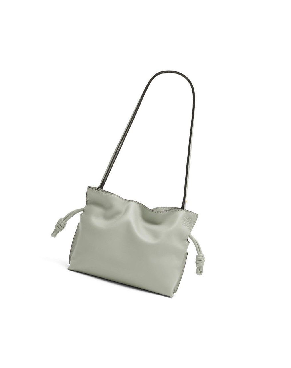 Loewe Mini Flamenco clutch in nappa calfskin Grises | GTLAP-9842