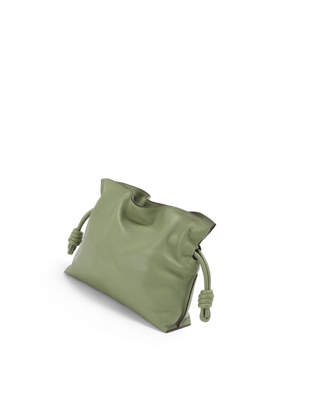 Loewe Mini Flamenco clutch in nappa calfskin Rosemary | HEYDQ-0365
