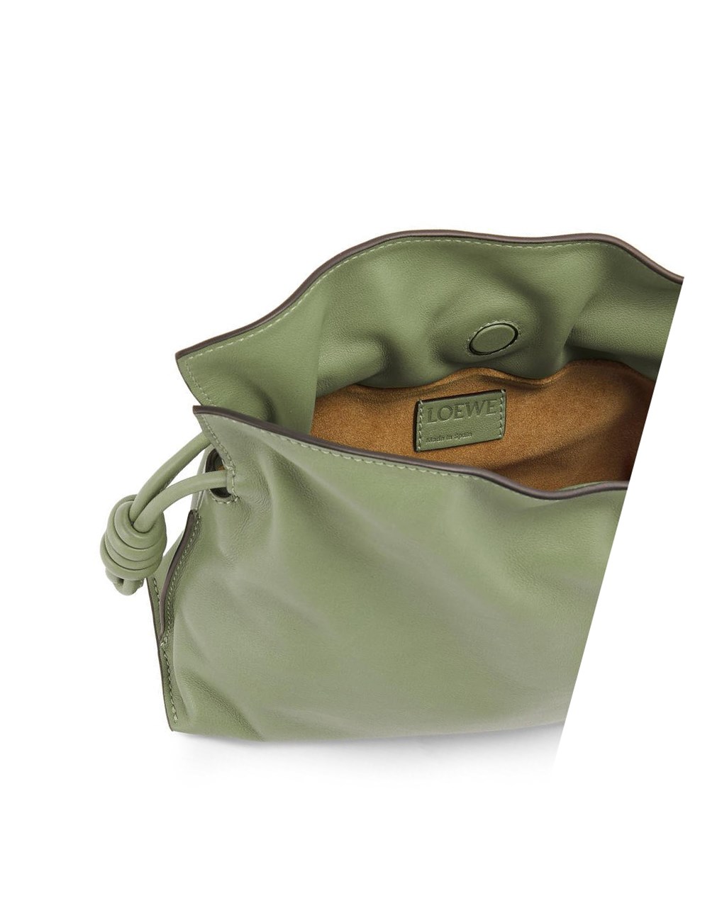 Loewe Mini Flamenco clutch in nappa calfskin Rosemary | HEYDQ-0365