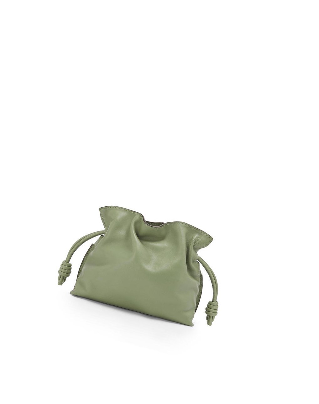 Loewe Mini Flamenco clutch in nappa calfskin Rosemary | HEYDQ-0365