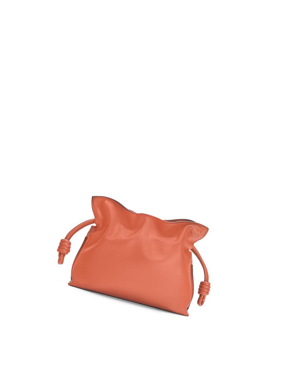Loewe Mini Flamenco clutch in nappa calfskin Vermillion | IJMTD-2348