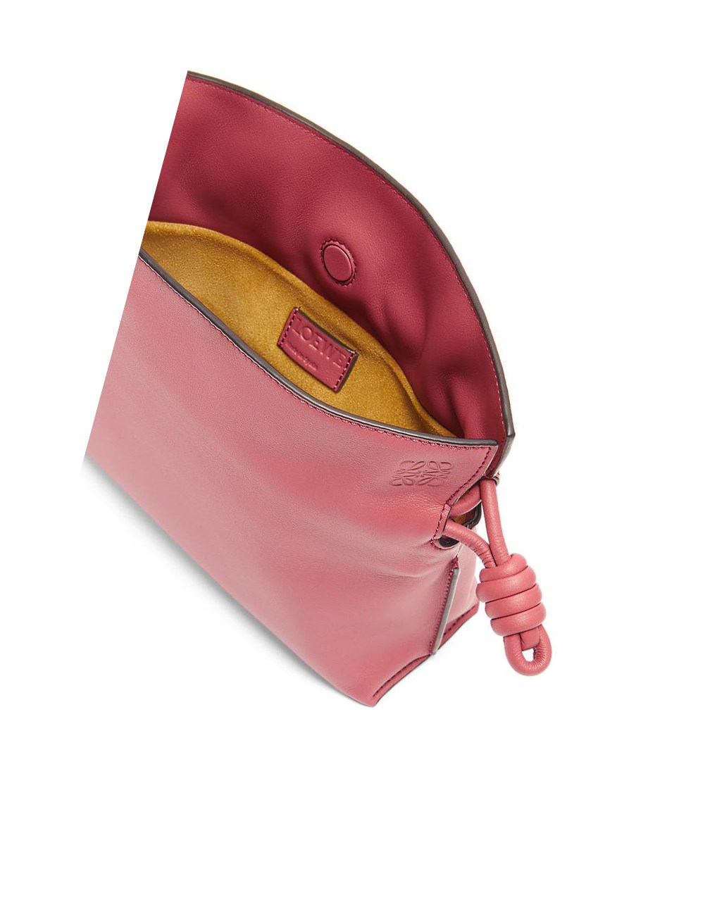 Loewe Mini Flamenco clutch in nappa calfskin Plumrose | JSAOV-1268