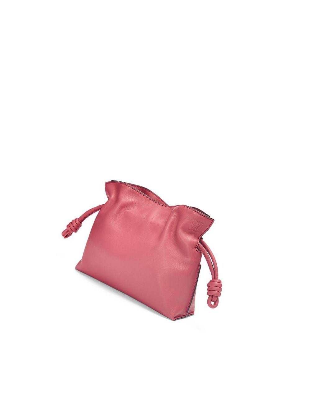 Loewe Mini Flamenco clutch in nappa calfskin Plumrose | KPDNE-4086