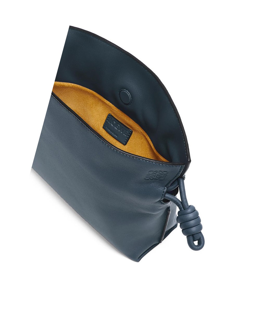 Loewe Mini Flamenco clutch in nappa calfskin Azules | LCHYS-4891
