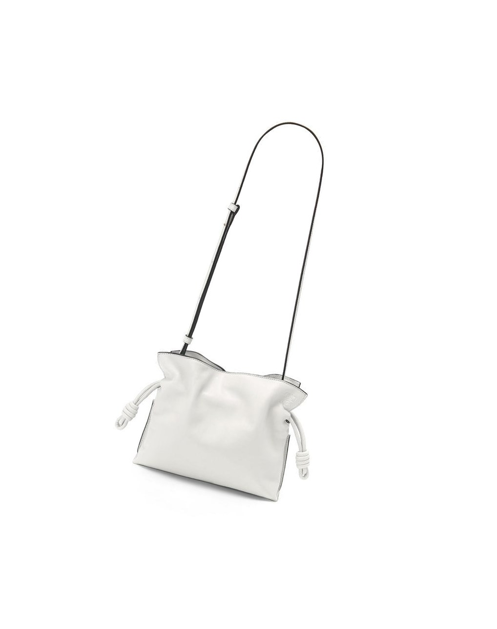 Loewe Mini Flamenco clutch in nappa calfskin Blancos | LXRAT-1259