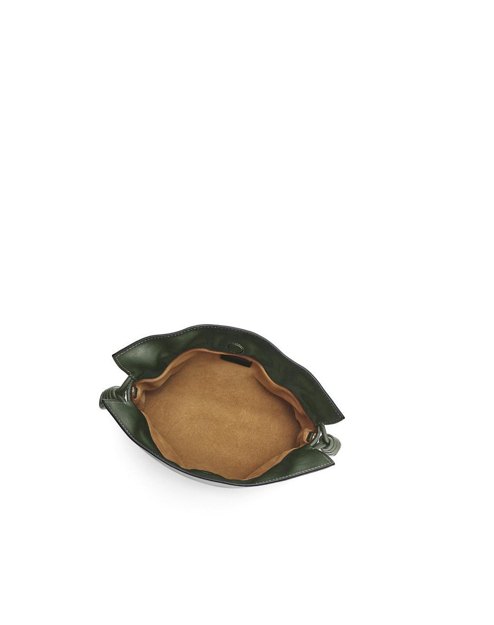 Loewe Mini Flamenco clutch in nappa calfskin Kaki | NATGJ-5304
