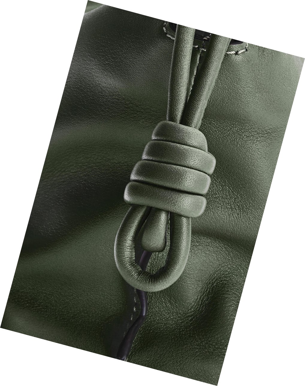 Loewe Mini Flamenco clutch in nappa calfskin Kaki | NATGJ-5304