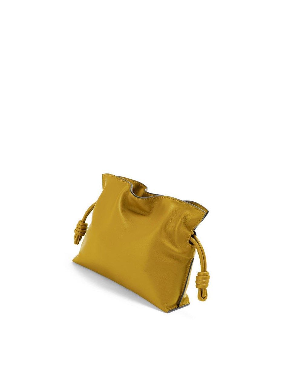 Loewe Mini Flamenco clutch in nappa calfskin Ochre | OJTYI-8360