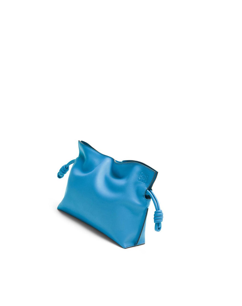 Loewe Mini Flamenco clutch in nappa calfskin Azules | PAFEH-4265