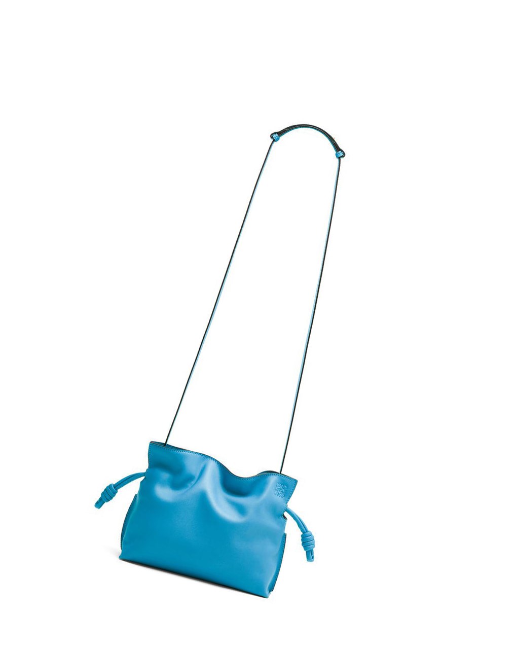 Loewe Mini Flamenco clutch in nappa calfskin Azules | PAFEH-4265