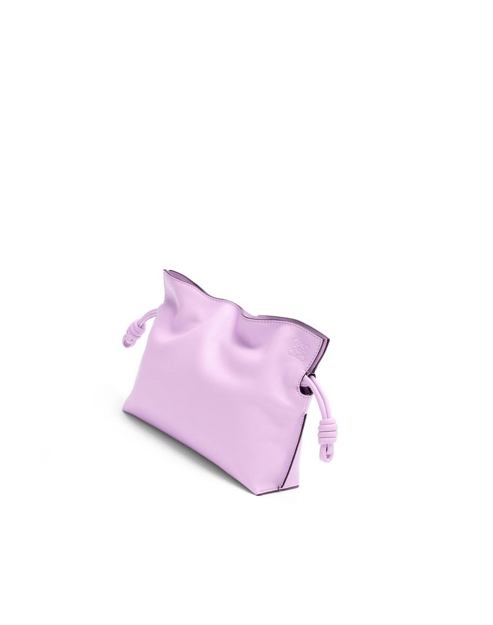 Loewe Mini Flamenco clutch in nappa calfskin Bloom Orchid | PSDAK-5798