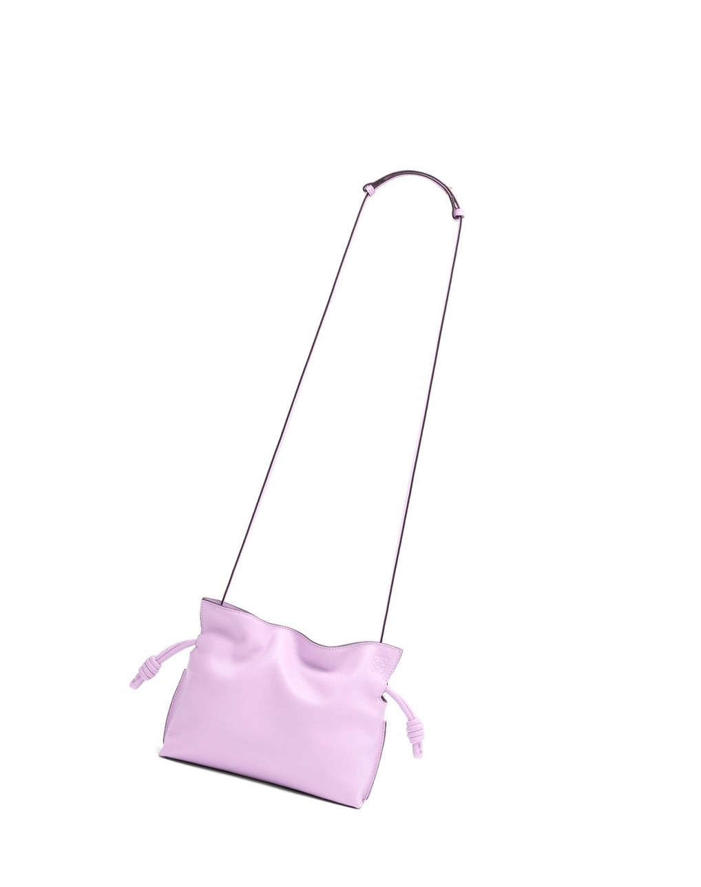 Loewe Mini Flamenco clutch in nappa calfskin Bloom Orchid | PSDAK-5798