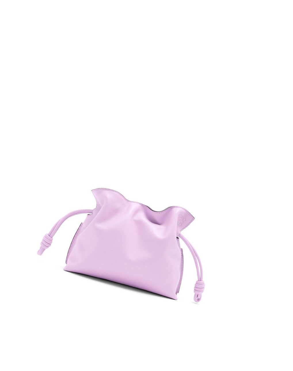 Loewe Mini Flamenco clutch in nappa calfskin Bloom Orchid | PSDAK-5798