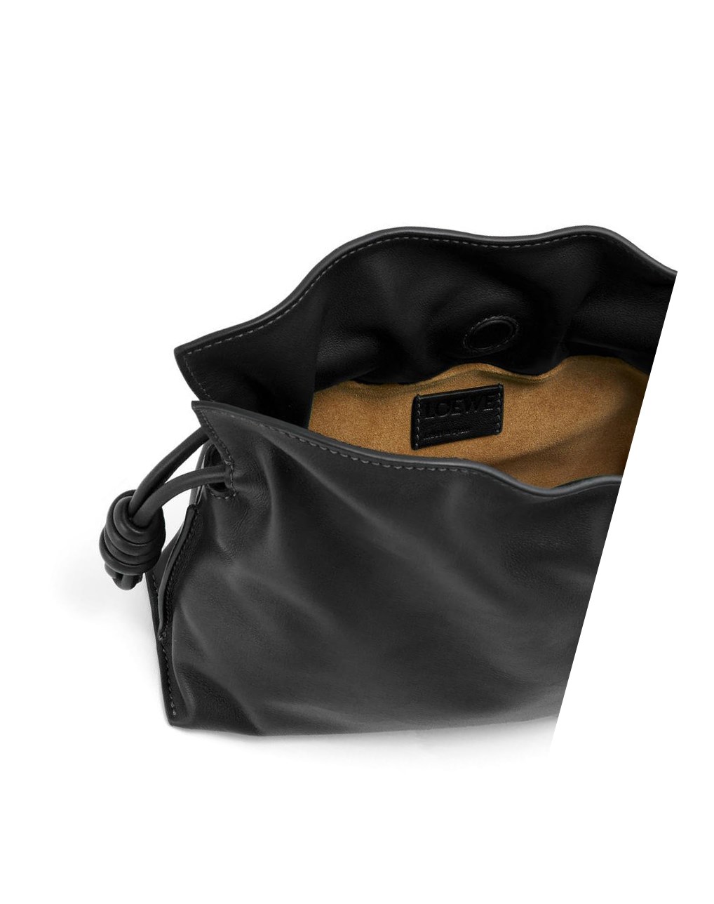 Loewe Mini Flamenco clutch in nappa calfskin Negros | UYAVE-7058