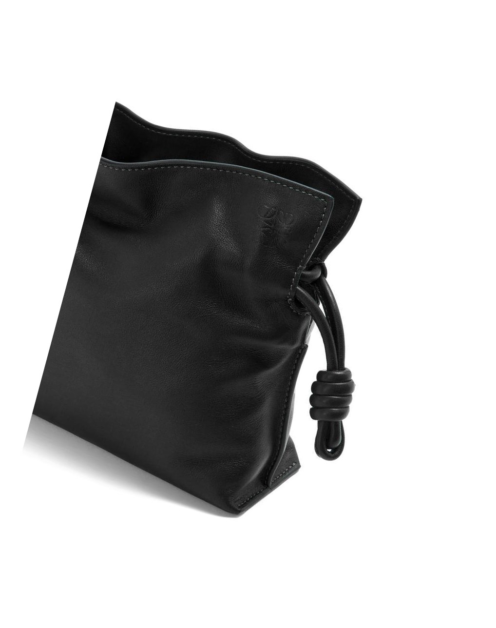 Loewe Mini Flamenco clutch in nappa calfskin Negros | UYAVE-7058
