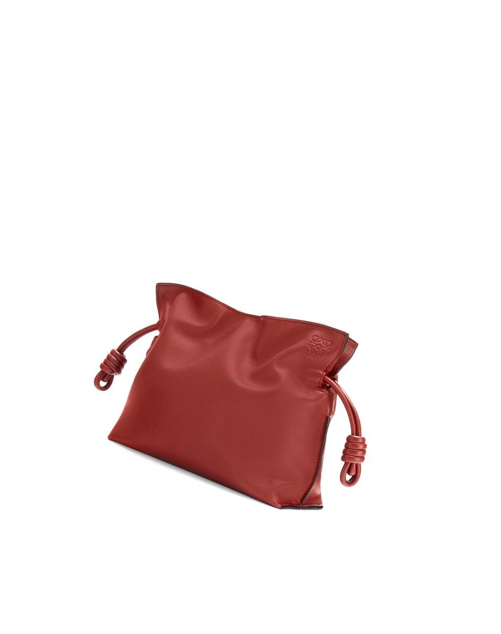 Loewe Mini Flamenco clutch in nappa calfskin Rojos | WCGNV-7524