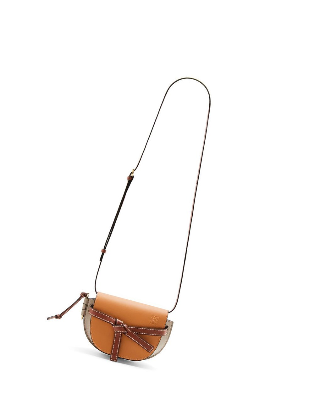 Loewe Mini Gate Dual bag in soft calfskin Grises Claro | IKYFT-9423