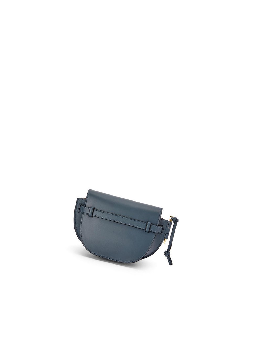 Loewe Mini Gate Dual bag in soft calfskin and jacquard Azules | RUDJS-7850