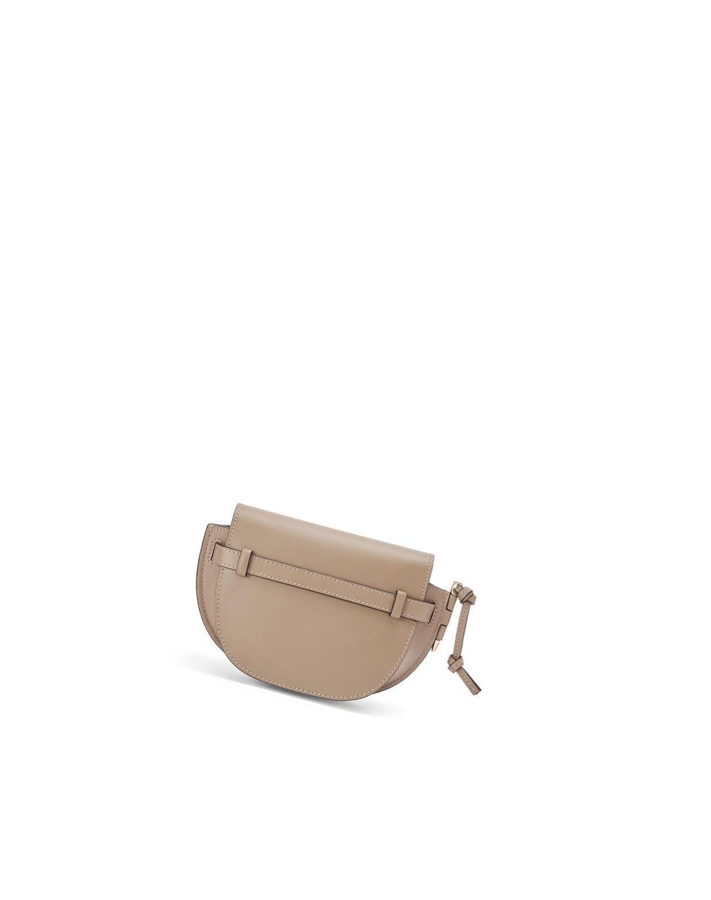 Loewe Mini Gate Dual bag in soft calfskin and jacquard Sand | WRNKT-1873