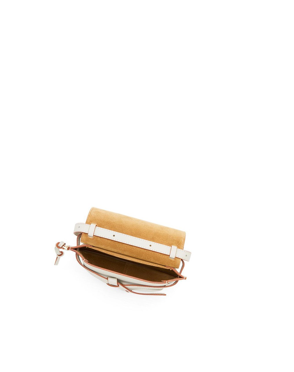 Loewe Mini Gate dual bag in pebble grain calfskin Azules | TSPMF-1427
