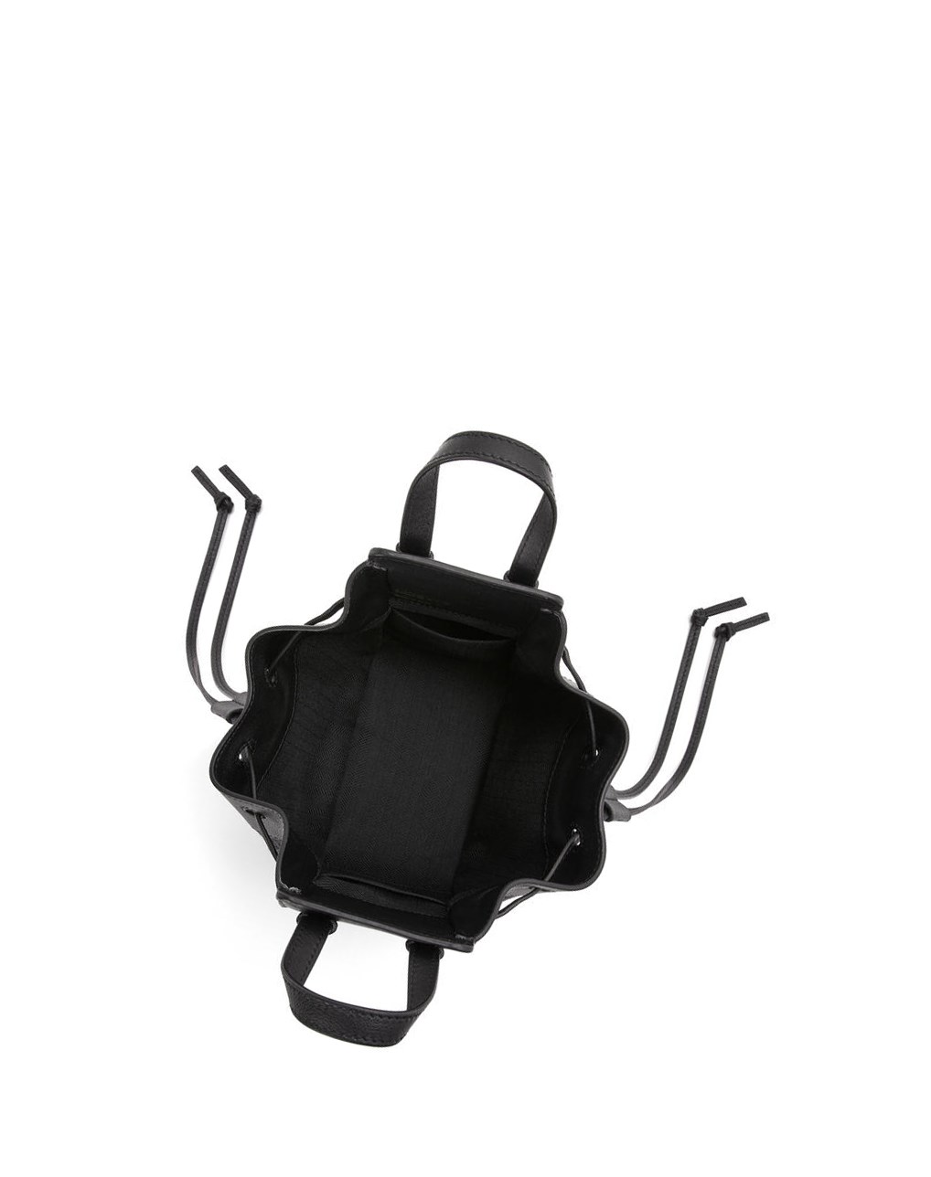 Loewe Mini Hammock drawstring bag in Anagram jacquard and calfskin Negros | MHIKB-2648
