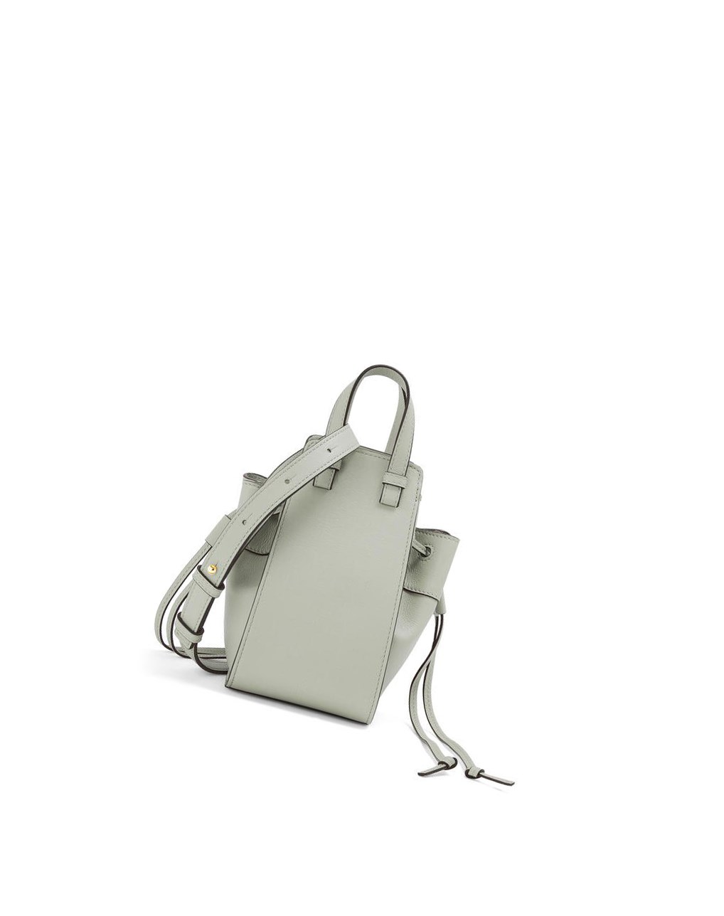 Loewe Mini Hammock drawstring in classic calfskin Grises | BVNDT-9657