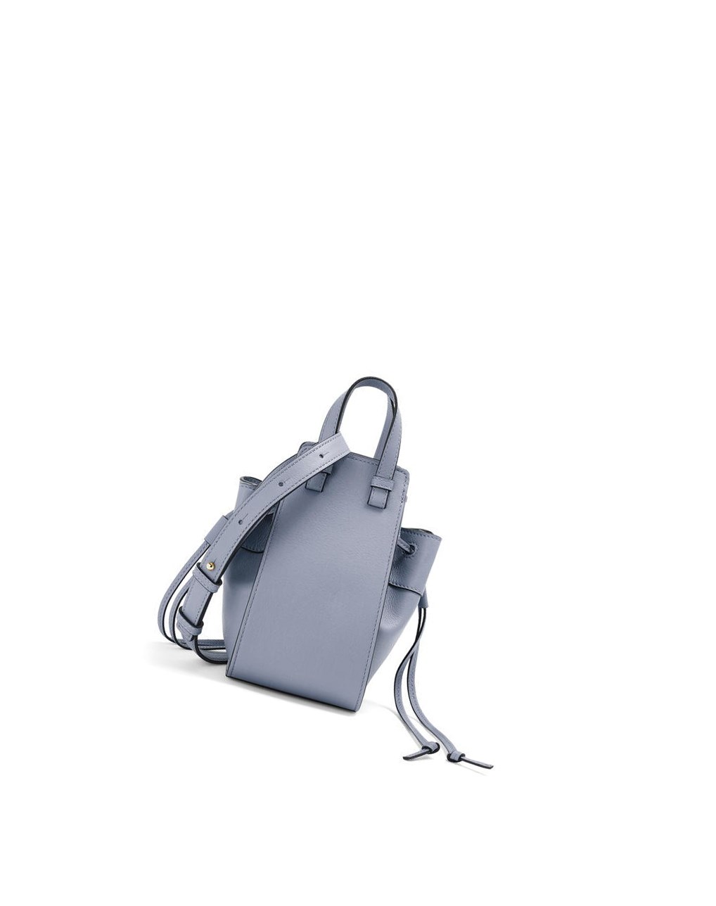 Loewe Mini Hammock drawstring in classic calfskin Azules | QZUDV-0847