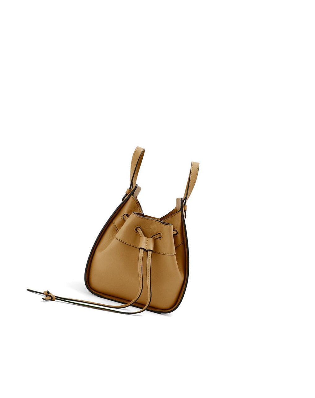 Loewe Mini Hammock drawstring in classic calfskin Verdes | XQDZG-6283