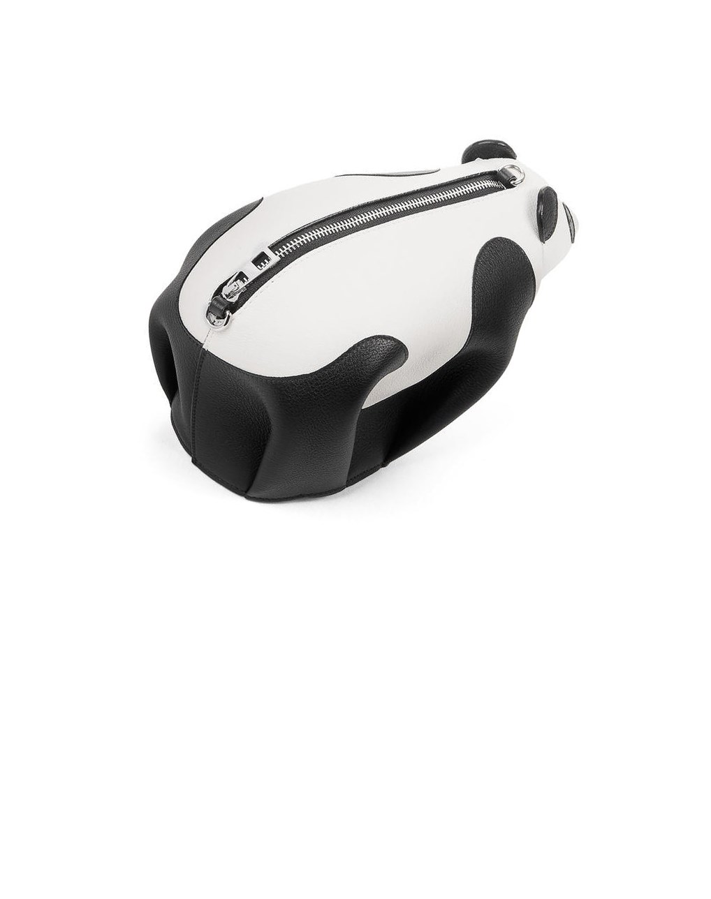 Loewe Mini Panda bag in classic calfskin Negros Blancos | UXHCB-6287