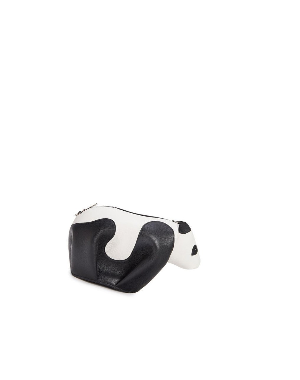 Loewe Mini Panda bag in classic calfskin Negros Blancos | WTMFE-5801