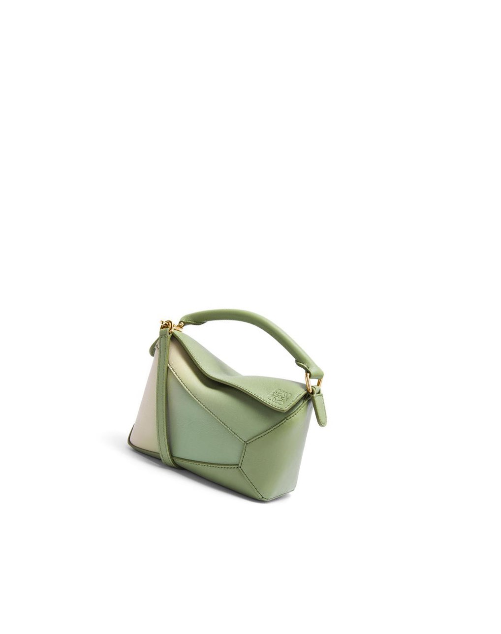 Loewe Mini Puzzle Edge bag in degrade nappa calfskin Azules | VIBAM-4251