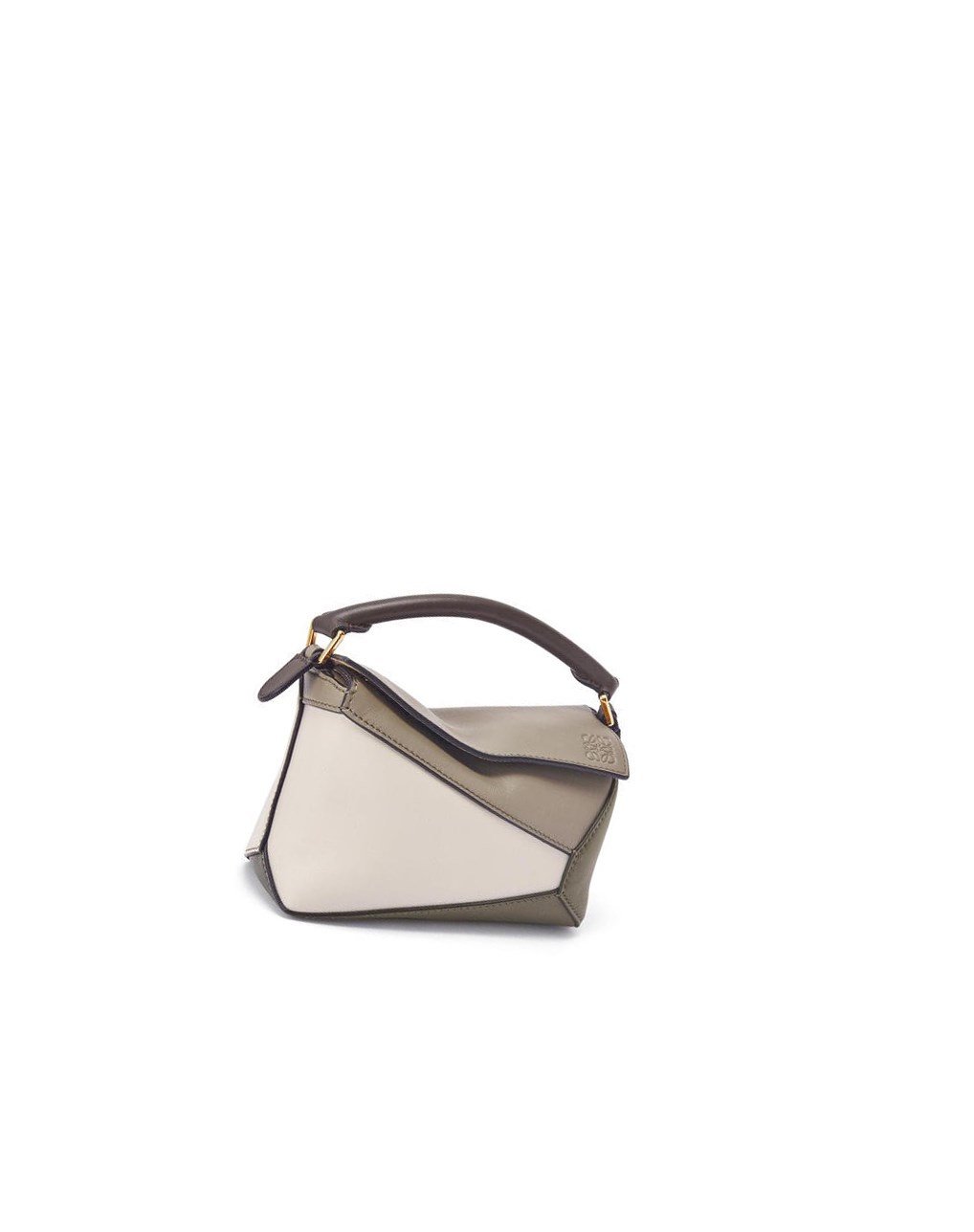 Loewe Mini Puzzle Edge in nappa calfskin Verdes Azules | CRVSD-2650