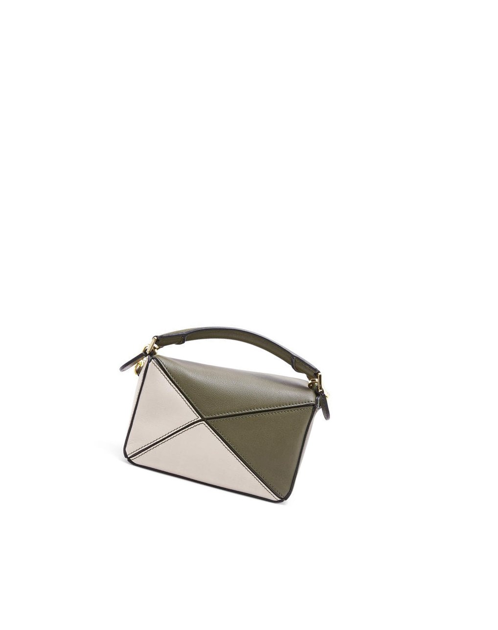 Loewe Mini Puzzle bag in classic calfskin Verdes Azules | IFADX-5389