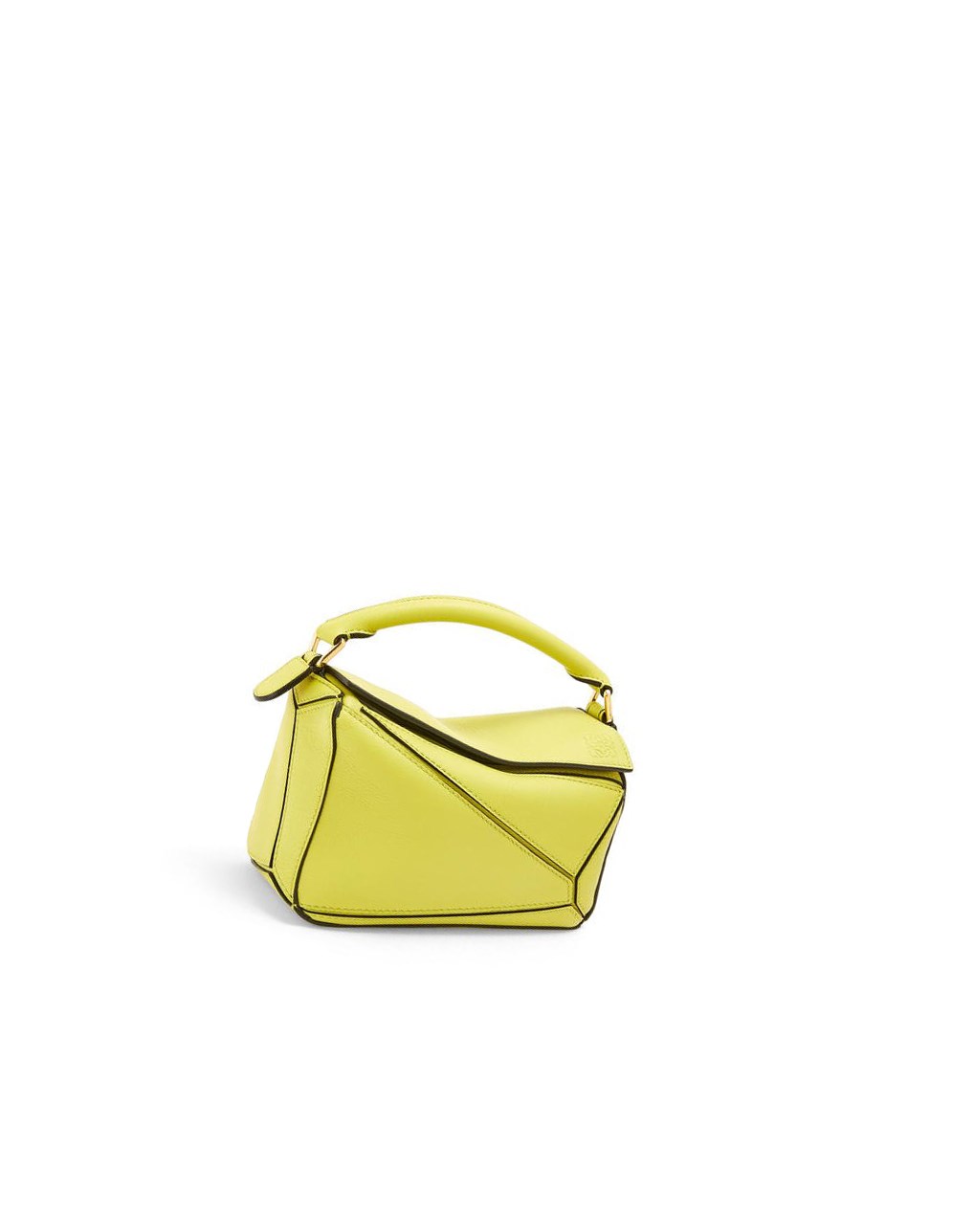 Loewe Mini Puzzle bag in classic calfskin Amarillos | IYKNW-8547